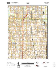 Franksville 2018 topographic map thumbnail
