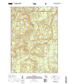 Fredenberg Lake 2019 topographic map thumbnail
