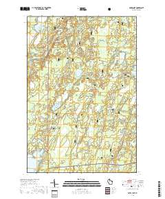 Gates Lake 2018 topographic map thumbnail