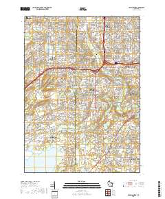 Hales Corners 2018 topographic map thumbnail