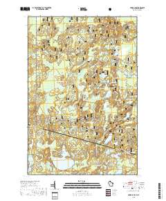 Harris Lake 2018 topographic map thumbnail