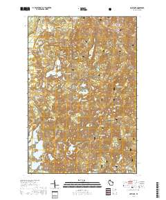 Hart Lake 2018 topographic map thumbnail