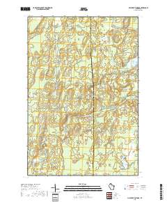 Hay Creek Flowage 2018 topographic map thumbnail