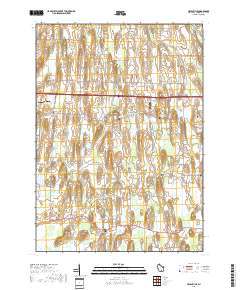 Helenville 2018 topographic map thumbnail