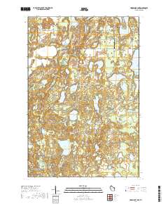 Horseshoe Lake 2019 topographic map thumbnail