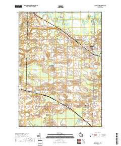 Hortonville 2018 topographic map thumbnail