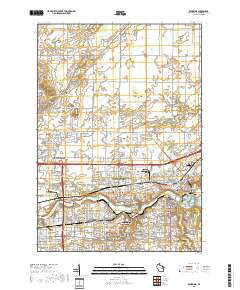 Kaukauna 2018 topographic map thumbnail