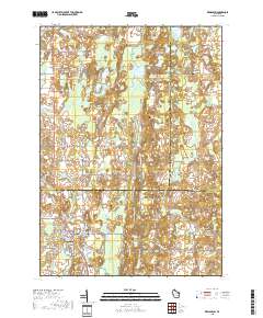 Kewaskum 2018 topographic map thumbnail