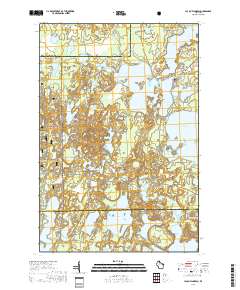 Lac du Flambeau 2018 topographic map thumbnail
