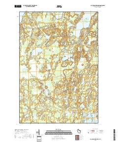 Lac du Flambeau SW 2018 topographic map thumbnail
