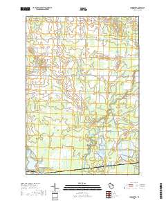 Lake Dexter 2018 topographic map thumbnail