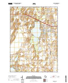 Lake Mills 2018 topographic map thumbnail