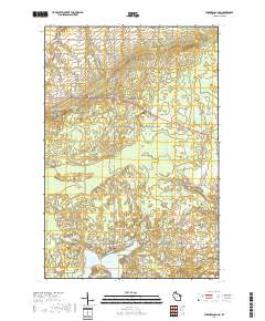 Lake Nebagamon 2018 topographic map thumbnail
