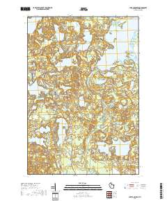 Lake Tomahawk 2018 topographic map thumbnail