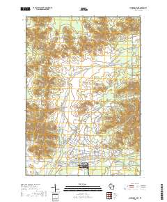 Alderwood Lake 2018 topographic map thumbnail