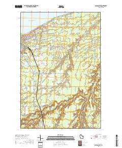 Ashland East 2018 topographic map thumbnail