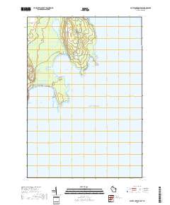 Baileys Harbor East 2018 topographic map thumbnail