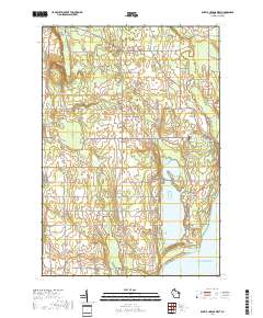 Baileys Harbor West 2018 topographic map thumbnail