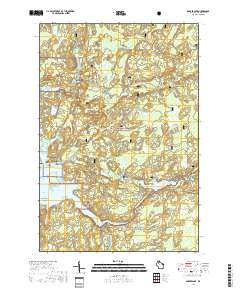 Barker Lake 2018 topographic map thumbnail