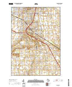 Bellevue 2018 topographic map thumbnail