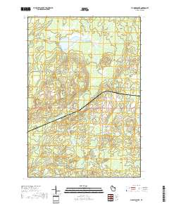 Big Briens Lake 2018 topographic map thumbnail