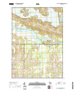 Big Eau Pleine Reservoir 2018 topographic map thumbnail