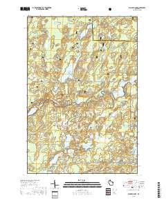 Blaisdell Lake 2018 topographic map thumbnail