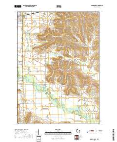 Brodhead East 2018 topographic map thumbnail