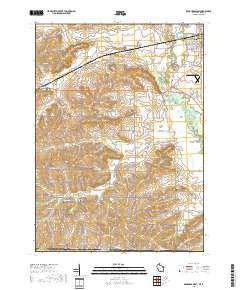 Brodhead West 2018 topographic map thumbnail