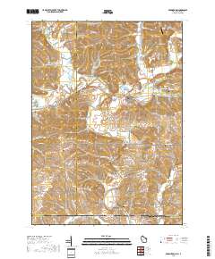 Browntown 2018 topographic map thumbnail
