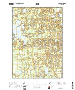 Burrows Lake 2018 topographic map thumbnail