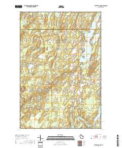 Butternut Lake 2018 topographic map thumbnail
