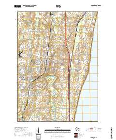 Cedarburg 2018 topographic map thumbnail