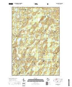 Clam Lake NE 2018 topographic map thumbnail