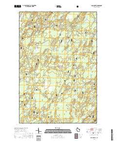 Clam Lake SE 2018 topographic map thumbnail
