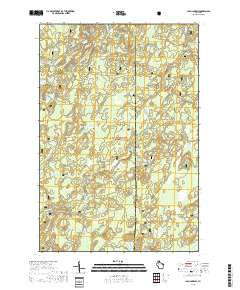 Clam Lake SW 2018 topographic map thumbnail