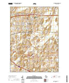 Cottage Grove 2018 topographic map thumbnail