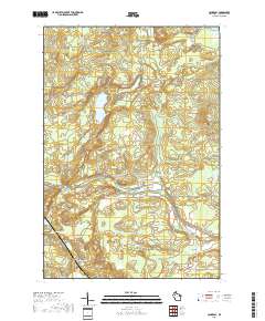 Couderay 2018 topographic map thumbnail