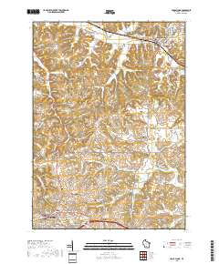 Cross Plains 2018 topographic map thumbnail