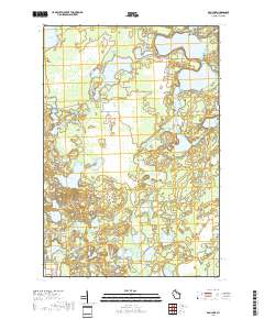 Dam Lake 2018 topographic map thumbnail