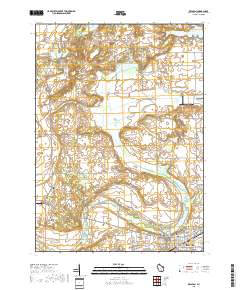 Delavan 2018 topographic map thumbnail