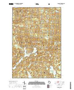Diamond Lake 2018 topographic map thumbnail