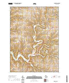 Dickeyville 2018 topographic map thumbnail
