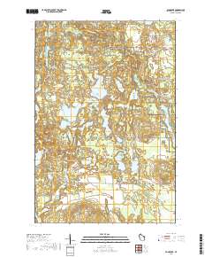 Dunn Lake 2019 topographic map thumbnail