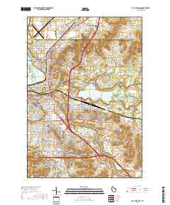 Eau Claire East 2018 topographic map thumbnail