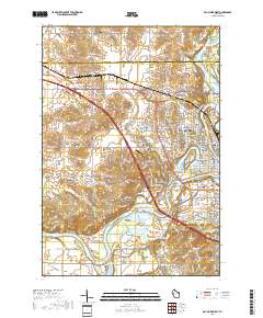 Eau Claire West 2018 topographic map thumbnail