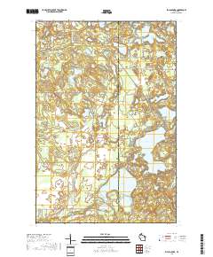 Ellison Lake 2018 topographic map thumbnail