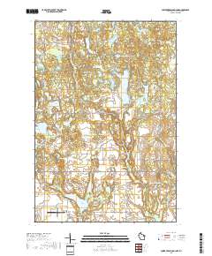 Lower Vermillion Lake 2018 topographic map thumbnail