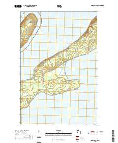 Madeline Island 2018 topographic map thumbnail