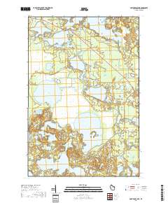Manitowish Lake 2018 topographic map thumbnail